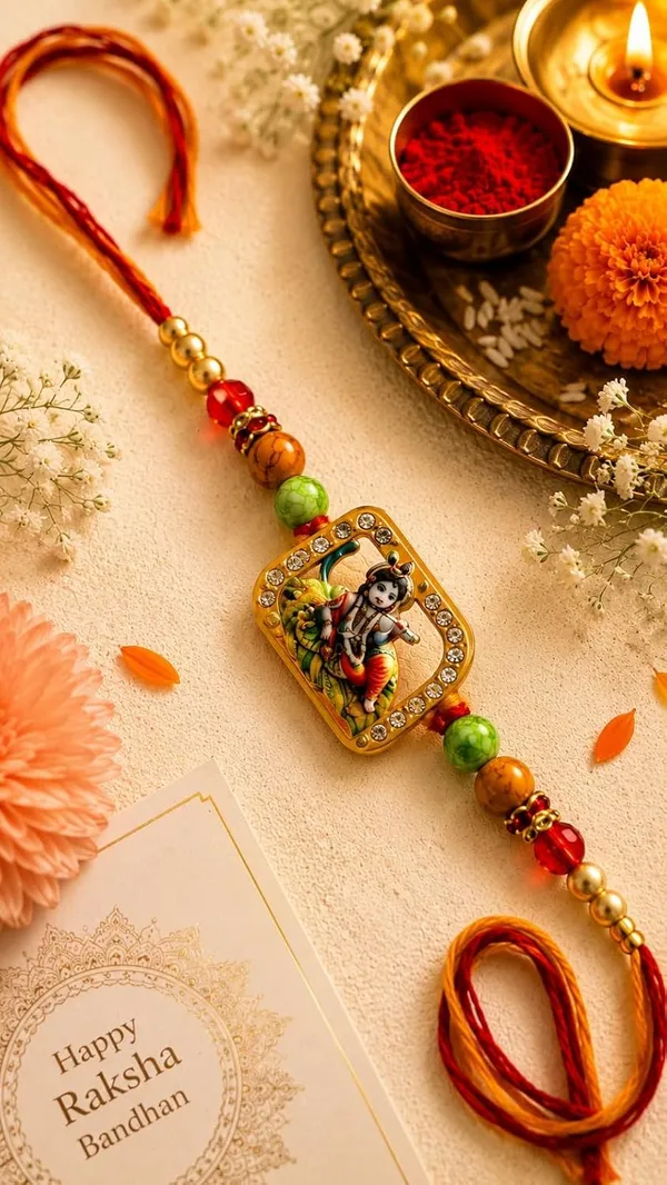 Krishna_Rakhi_With_Crystal_And_Beads