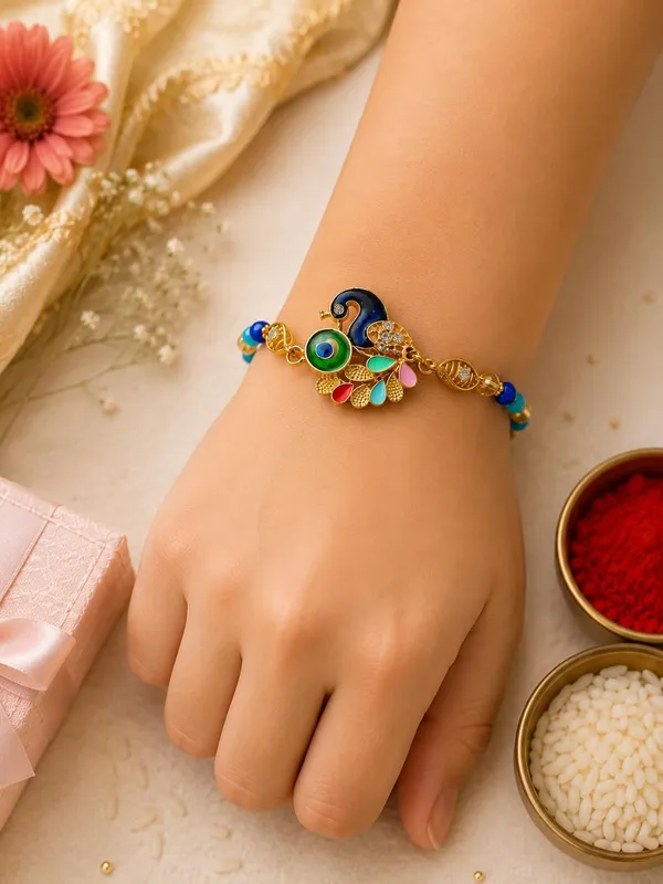 Peacock_Evil_Eye_Rakhi_Set