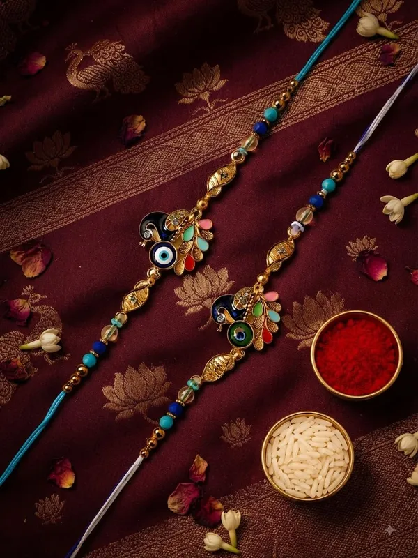 Peacock_Evil_Eye_Rakhi_Set