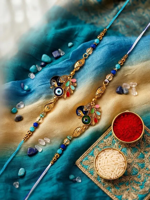 Peacock_Evil_Eye_Rakhi_Set