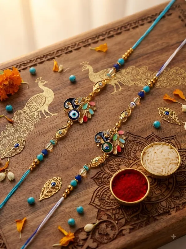 Peacock_Evil_Eye_Rakhi_Set