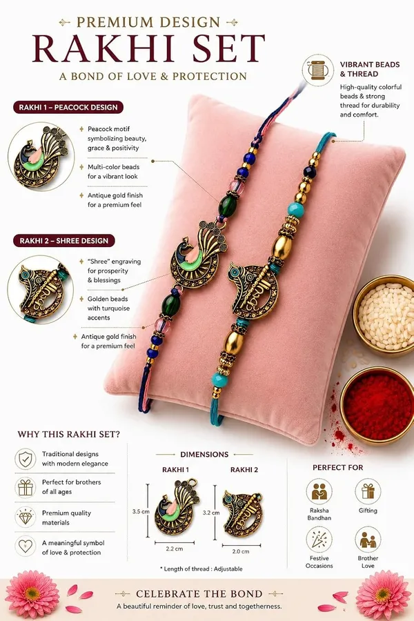 Handicrafted_Peacock_Design_Rakhi_Set