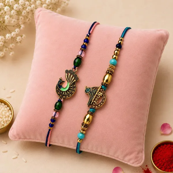 Handicrafted_Peacock_Design_Rakhi_Set