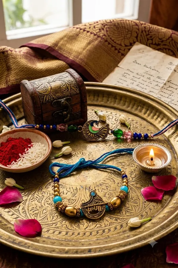 Handicrafted_Peacock_Design_Rakhi_Set