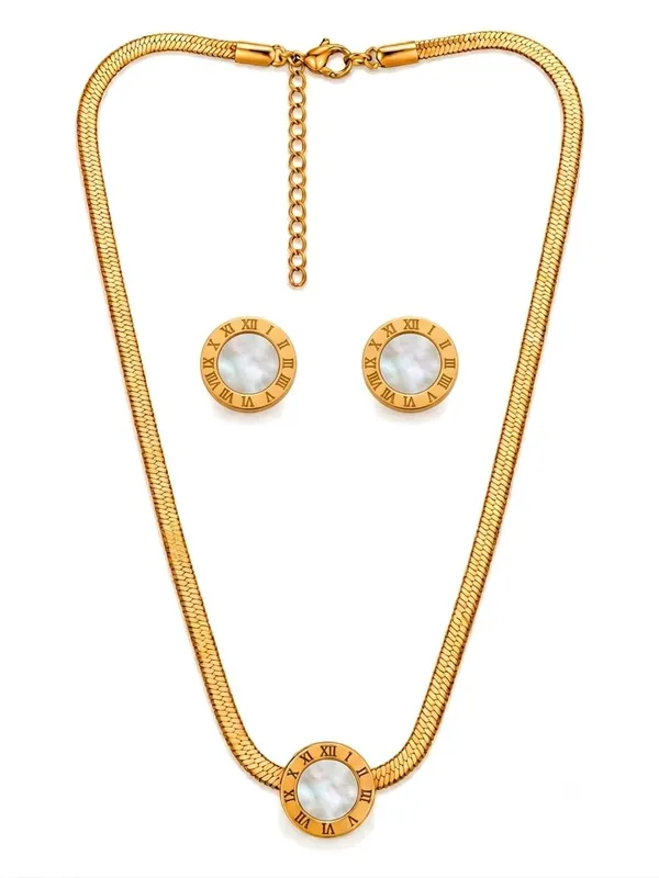 Herringbone_Necklace_And_Earrings_Set