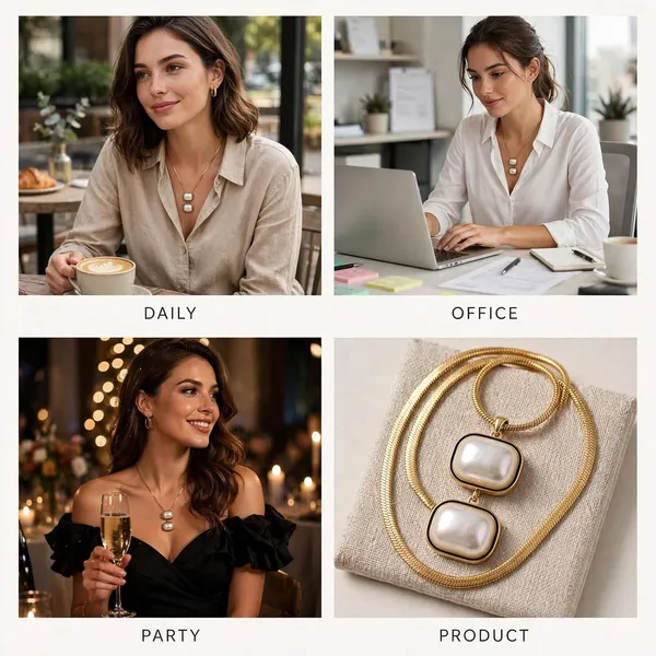 Double_Pearl_Pendant_Necklace_With_Herringbone_Chain