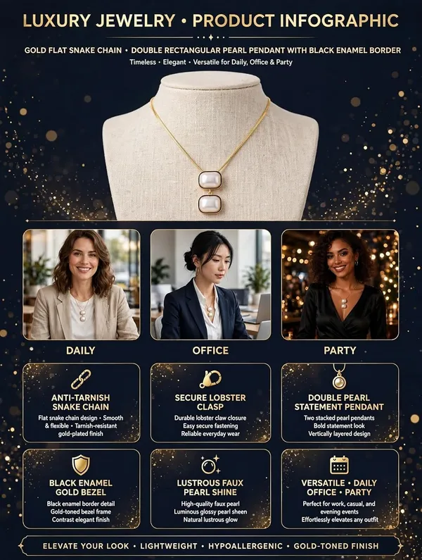 Double_Pearl_Pendant_Necklace_With_Herringbone_Chain