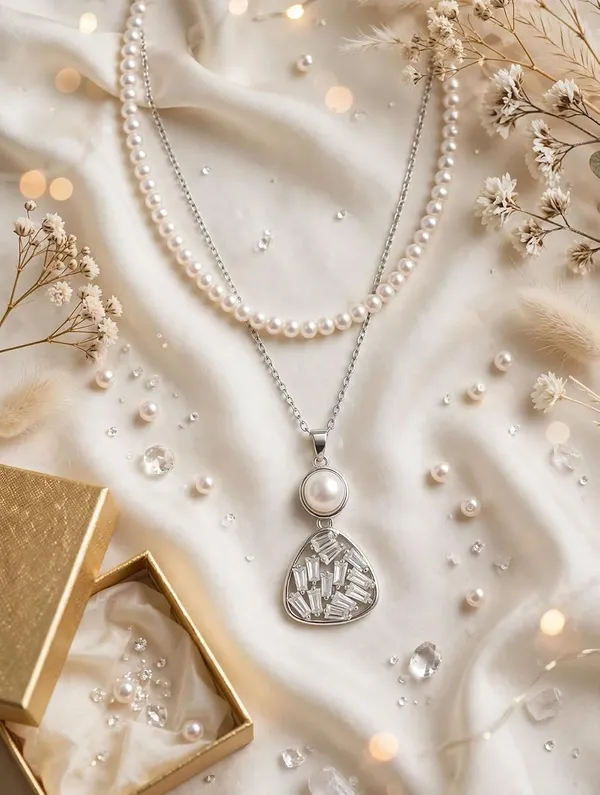 Pearl_And_Chain_Necklace_With_Crystal_Pendant