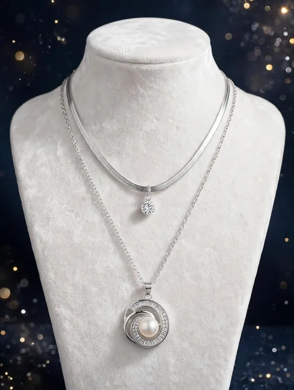 Pearl_Layered_Necklace_With_Freshwater_Pearl_Pendant