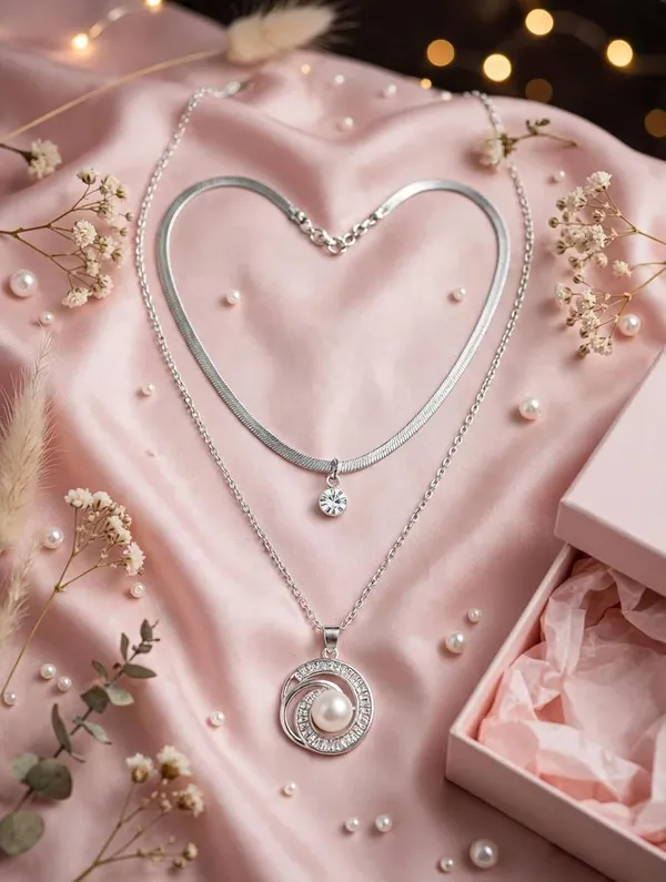 Pearl_Layered_Necklace_With_Freshwater_Pearl_Pendant