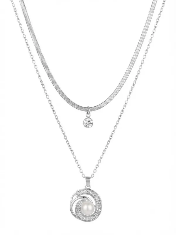 Pearl_Layered_Necklace_With_Freshwater_Pearl_Pendant