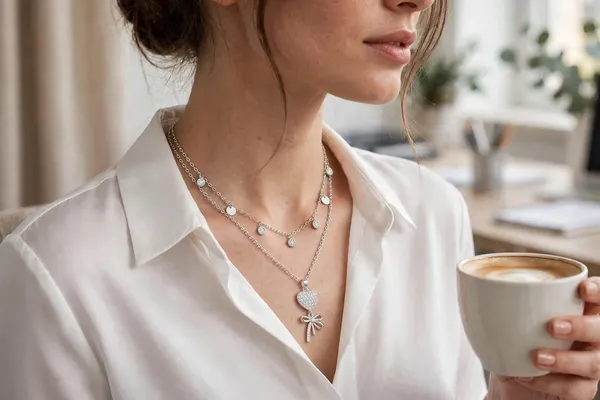 Layered_Necklace_With_Heart_And_Bow_Pendant