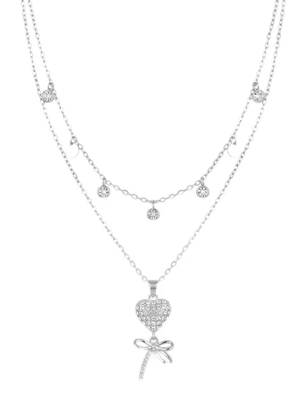 Layered_Necklace_With_Heart_And_Bow_Pendant