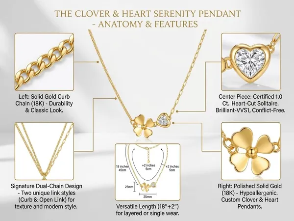 Flower_And_Heart_Pendant_Necklace