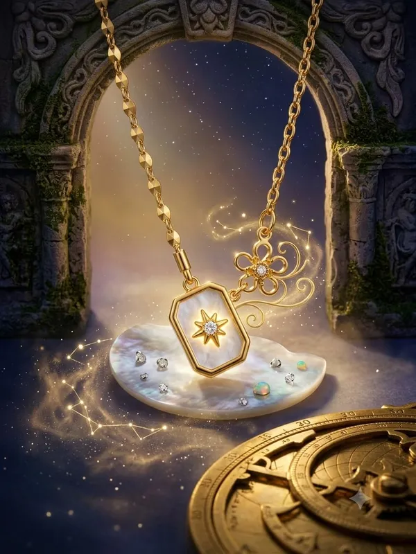 North_Star_Pendant_Necklace_With_Mother_Of_Pearl