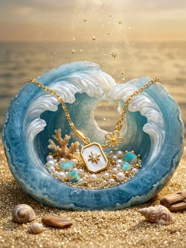 North_Star_Pendant_Necklace_With_Mother_Of_Pearl