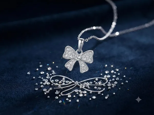Swarovski_Crystal_Bow_Pendant_Necklace