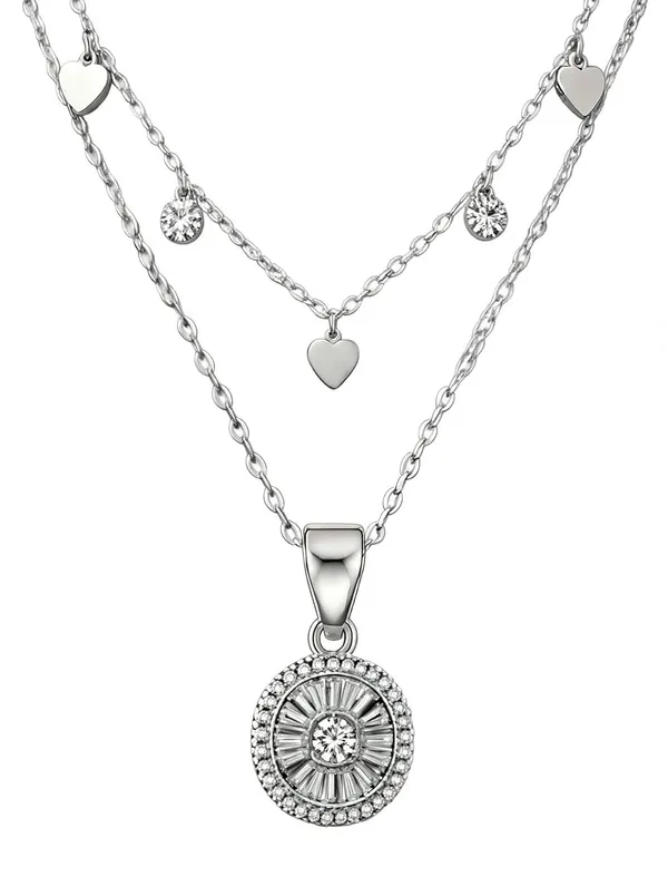 Layered_Necklace_With_Pendant_And_Charms