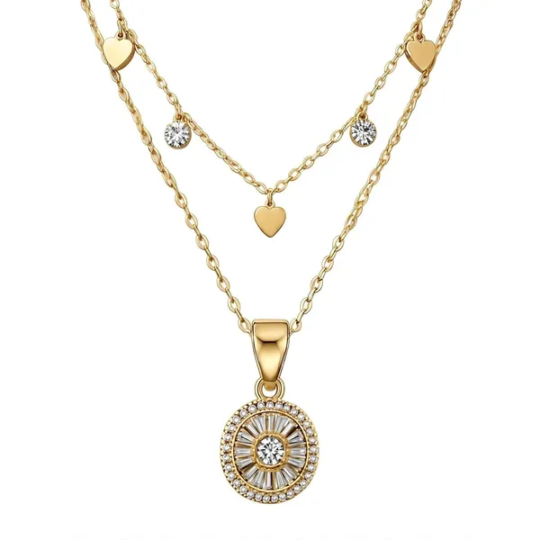 Layered_Necklace_With_Pendant_And_Charms