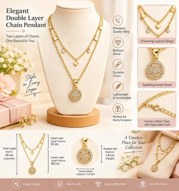 Layered_Necklace_With_Pendant_And_Charms
