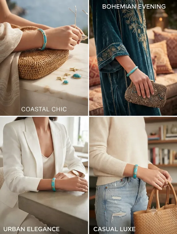 Blue_Gold-Tone_Star_Accent_Bangle_Bracelet_for_Women