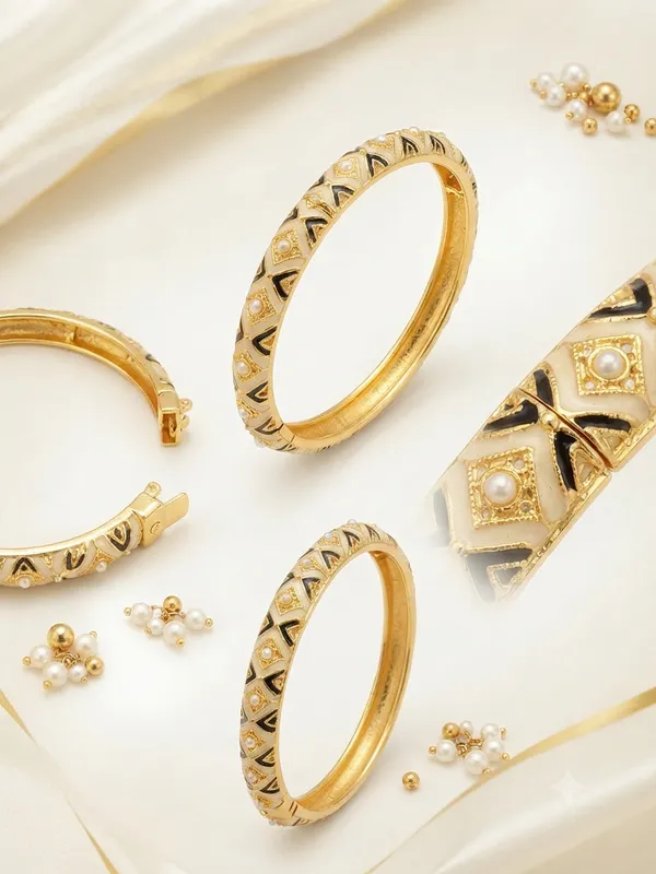 Gold-Tone_Geometric_Cuff_Bangle_for_Women