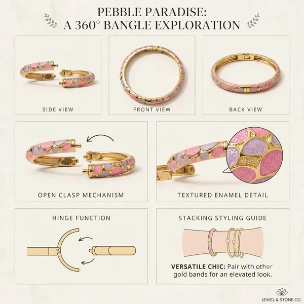 Pink_Stone_Gold_Tone_Bracelet_for_Women
