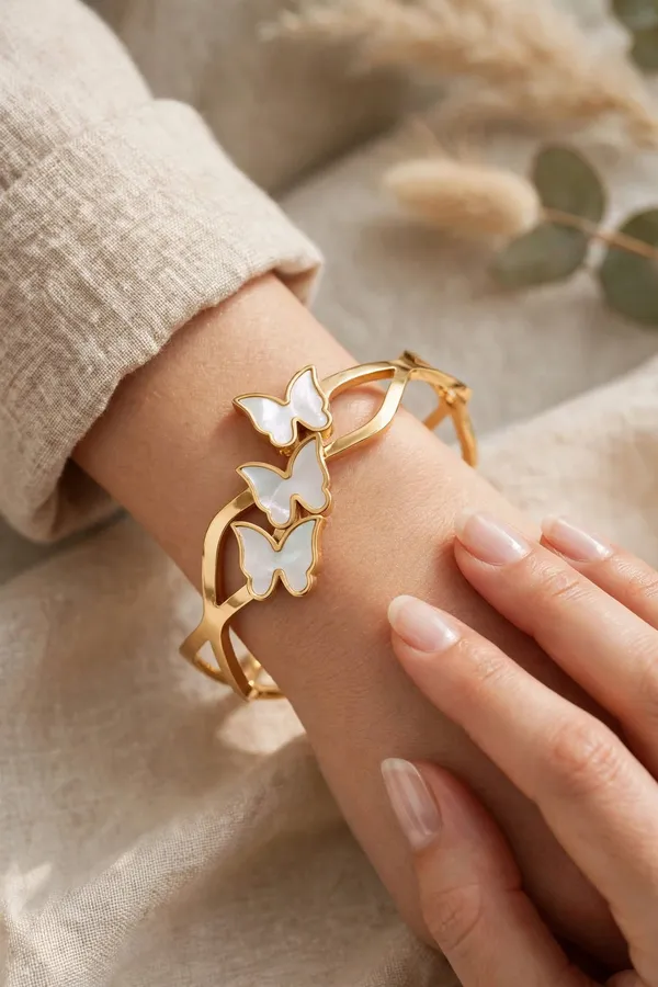 Gold_Plated_Butterfly_Bangle_for_Women