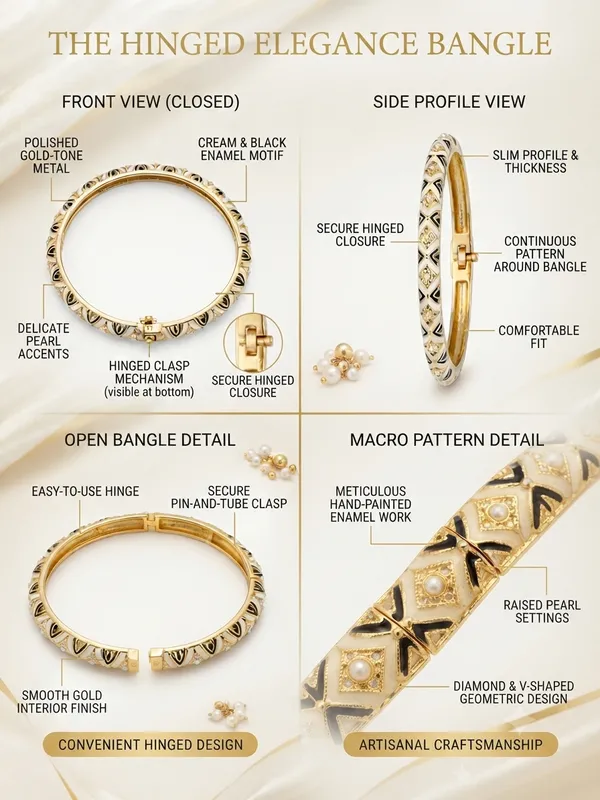 Gold-Tone_Geometric_Cuff_Bangle_for_Women
