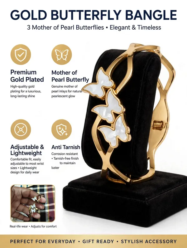 Gold_Plated_Butterfly_Bangle_for_Women