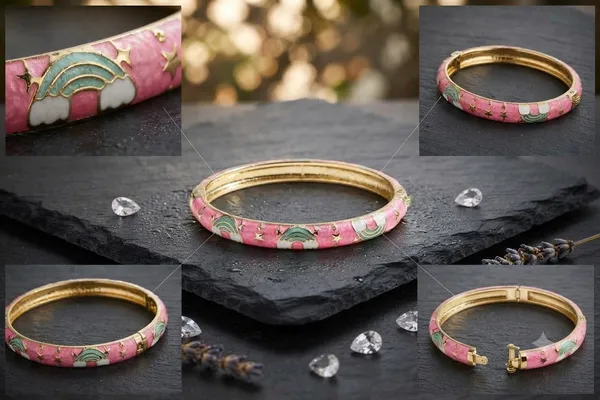 Pink_Enamel_Hinged_Bangle_for_Women