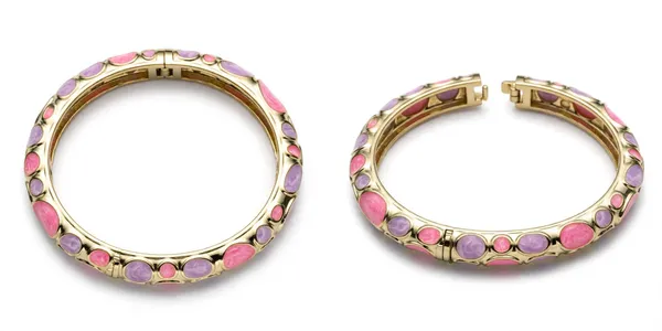 Pink_Stone_Gold_Tone_Bracelet_for_Women