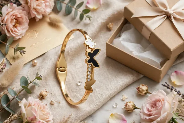 Gold_Tone_Butterfly_Bracelet_for_Women