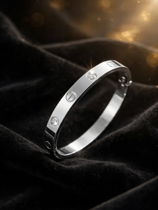 Silver_Tone_Screw_Motif_Bracelet