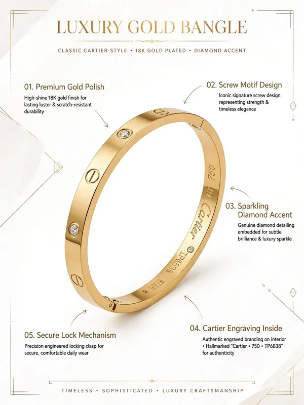 Gold_18K_Screw_Motif_Bracelet_for_Women
