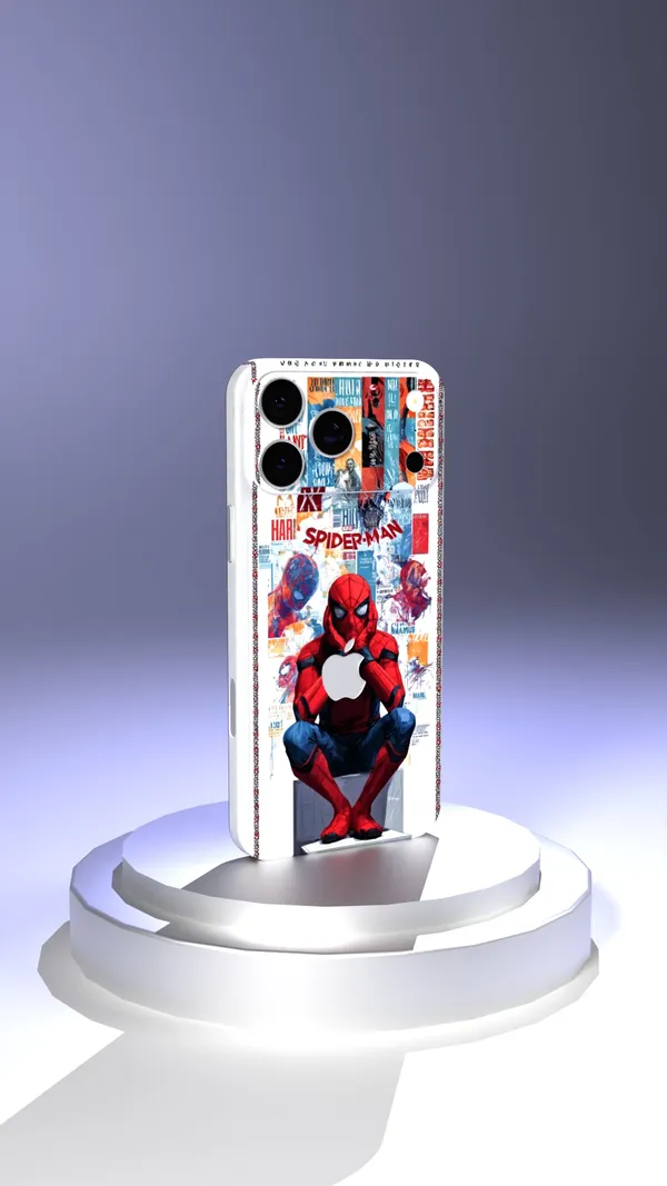 Spider_Man_Comic_Collage_Mobile_Skin_Full_Body_Glossy