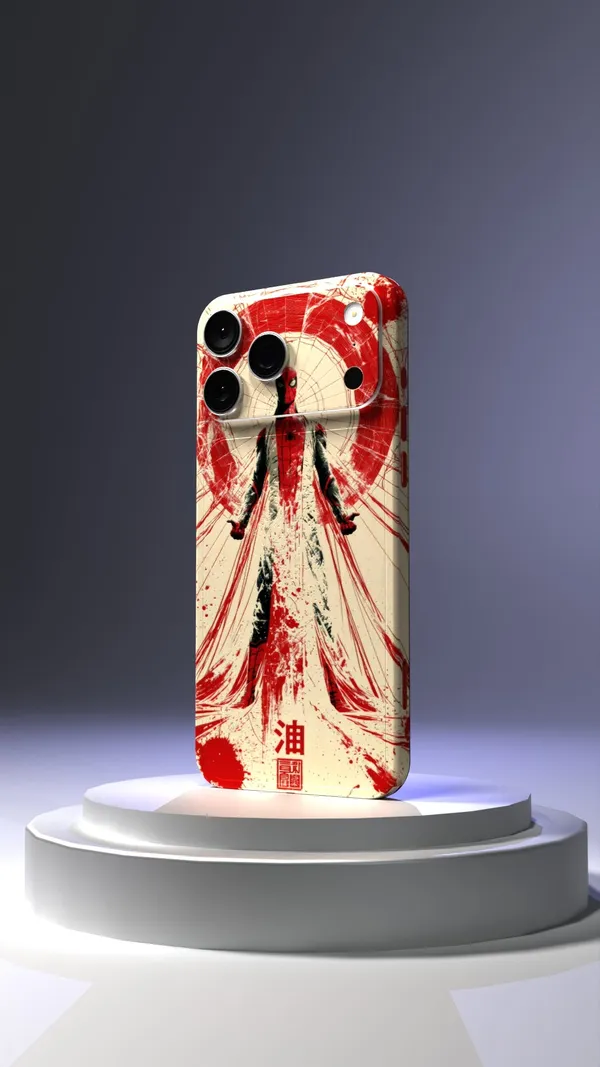 Spider_Man_Samurai_Style_Mobile_Skin_Full_Body_Glossy