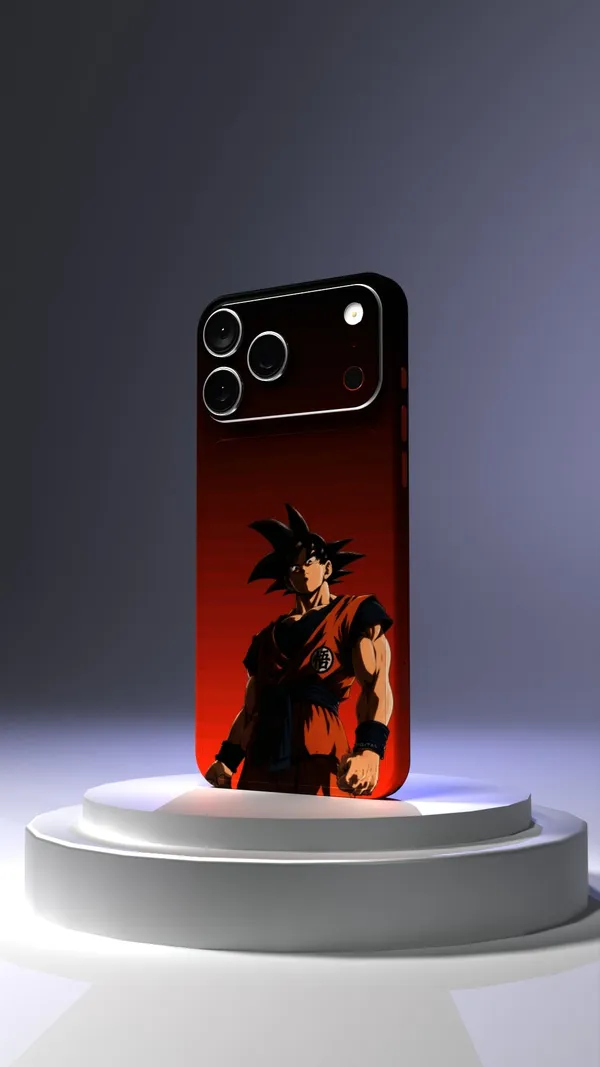 Goku_In_Fiery_Red_Anime_Mobile_Skin_5_Pc_Cutout_Sparkle