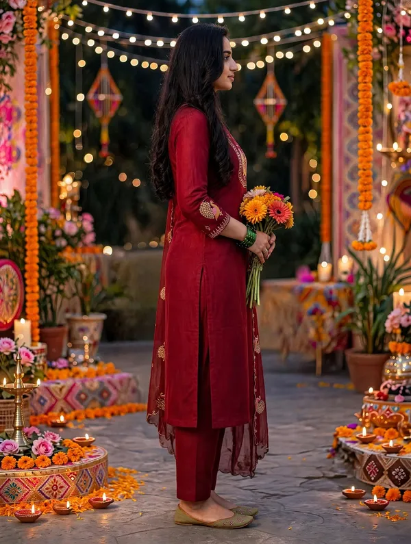 Maroon_Embroidered_Straight_Kurta_Set_With_Dupatta_For_Women
