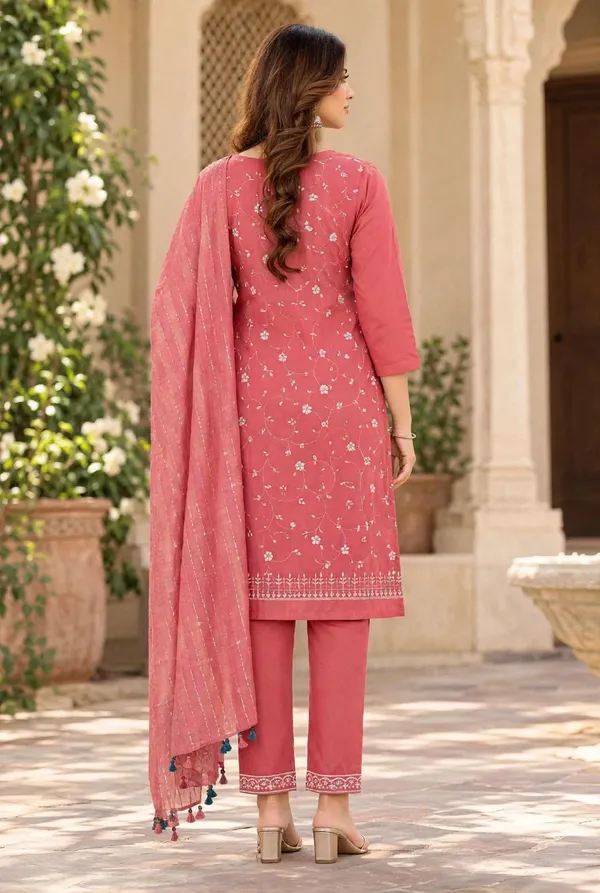 Pink_Embroidered_Straight_Kurta_Set_For_Women