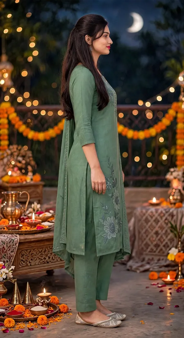 Green_Embroidered_Straight_Kurta_Set_With_Dupatta_For_Women
