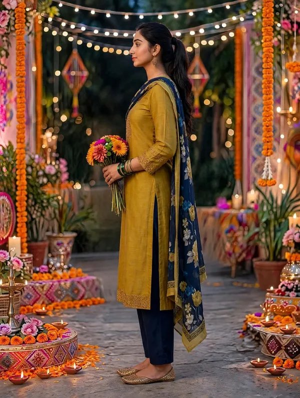 Mustard_Straight_Kurta_Pant_Dupatta_Set_For_Women