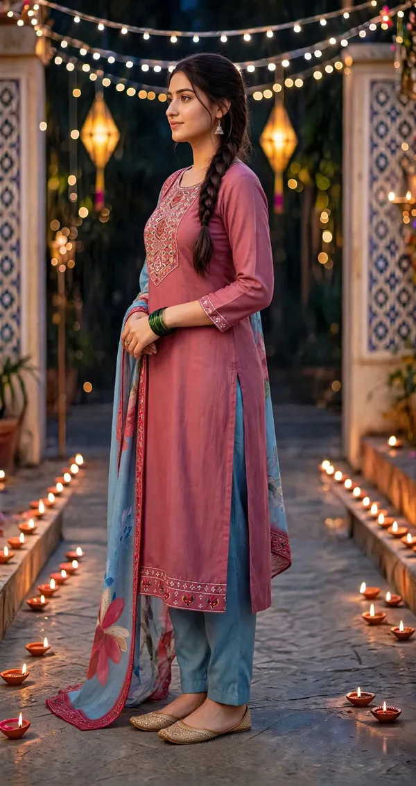 Pink_Embroidered_Straight_Kurta_Set_For_Women