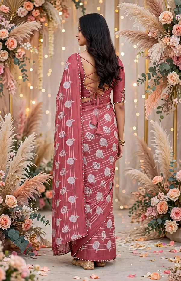 Mauve_Floral_Print_Saree_For_Women
