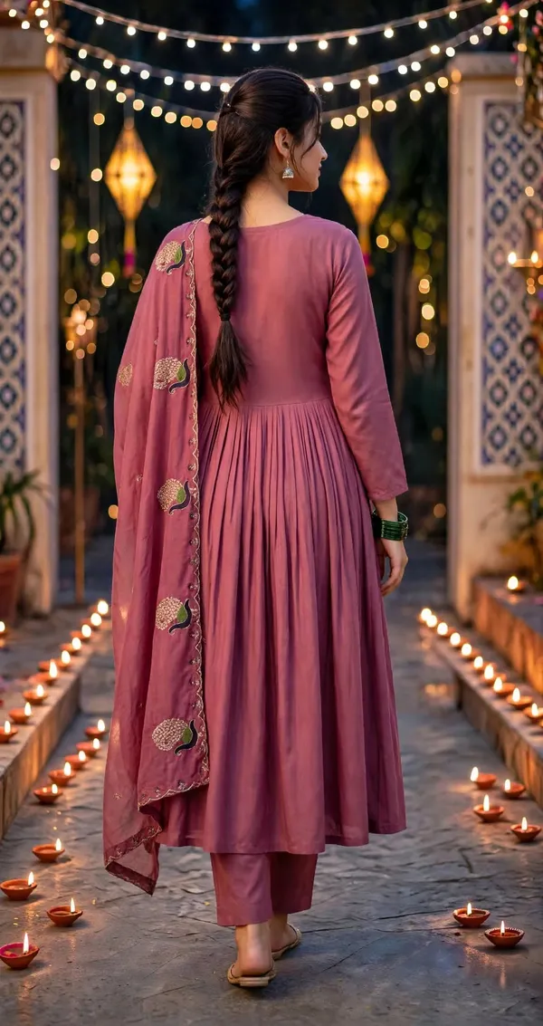 Mauve_Embroidered_Anarkali_Suit_Set_For_Women