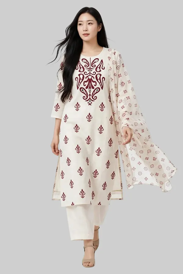 Off_White_Printed_Three_Piece_Kurta_Set_For_Women