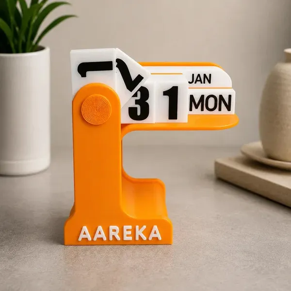 Custom_Retro_Perpetual_Desk_Calendar