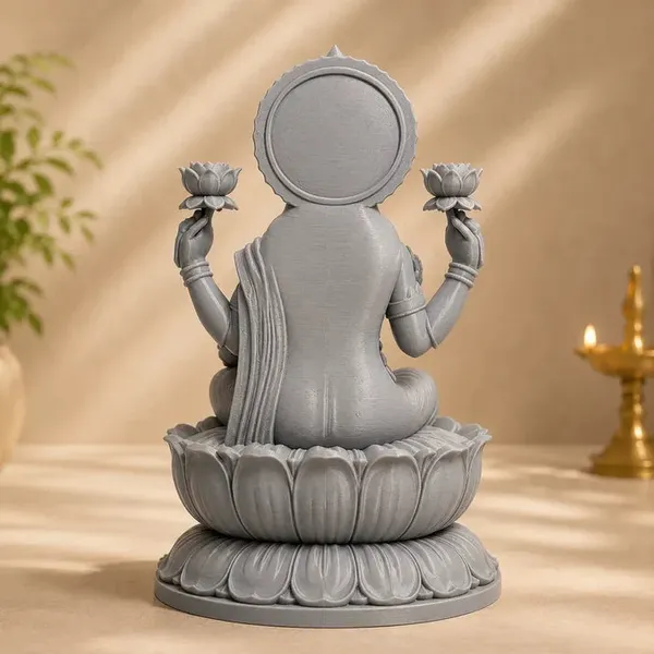 Goddess_Lakshmi_Sitting_Lotus_Murti