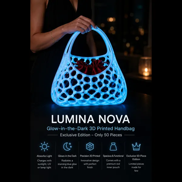 Lumina_Nova_Glow_In_The_Dark_3D_Printed_Handbag_Exclusive_50_Piece_Edition