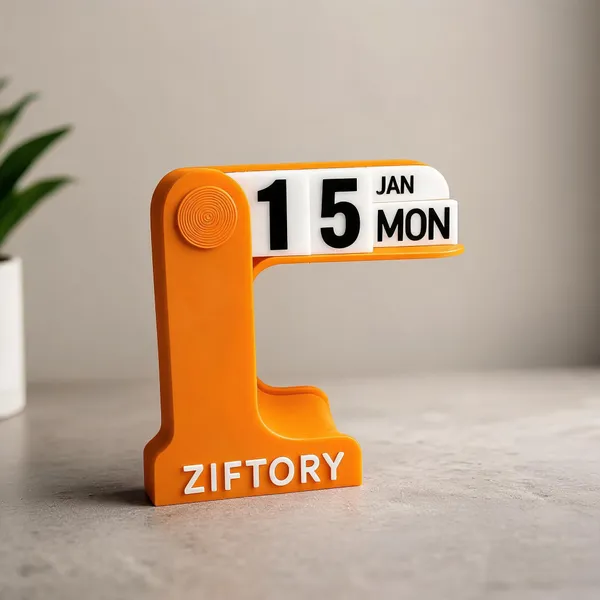 Custom_Retro_Perpetual_Desk_Calendar